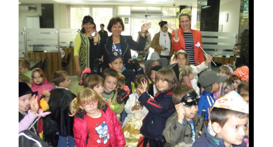 Mališani u poseti Opštinskoj upravi Pećinci